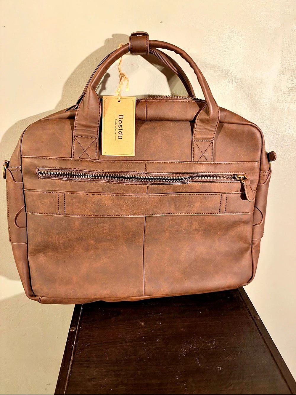 BOSIDU Laptop Bag Professional Work Office Briefcase